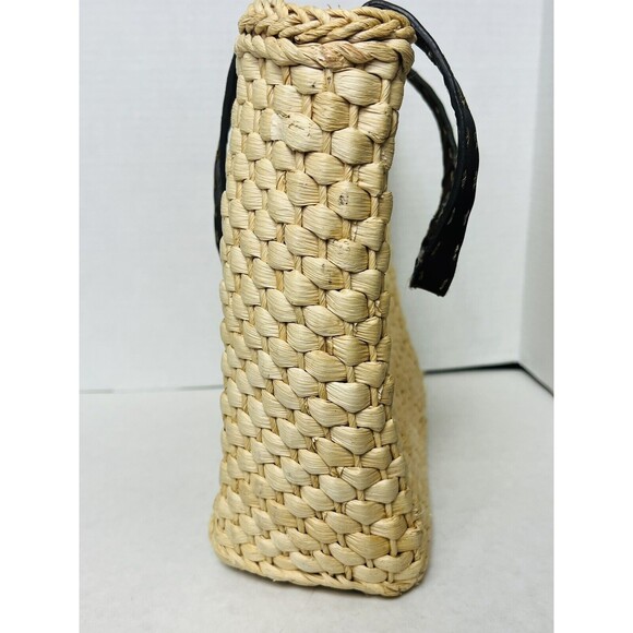 Cappelli Straworld Shoulder Bag Snap Closure Red Lined Zip Pocket - Picture 6 of 11